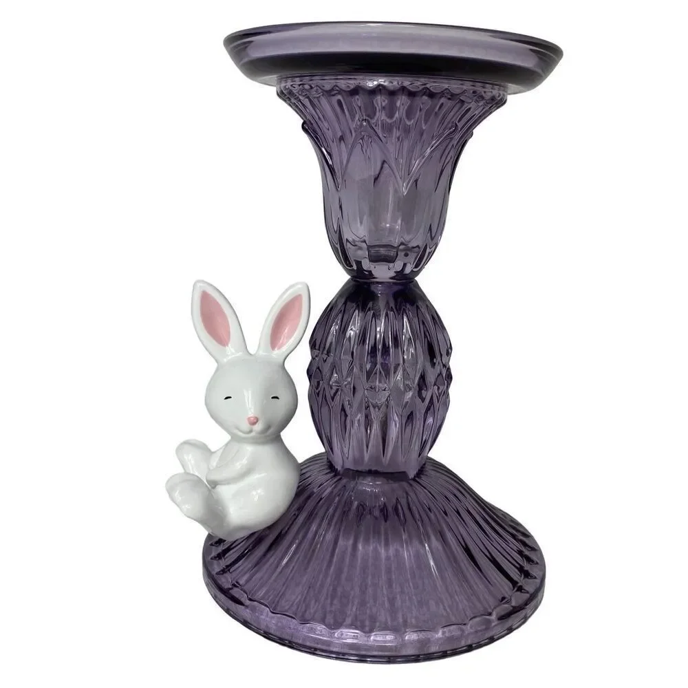 Bath and Body Works Easter Bunny Single wick candle holder.
